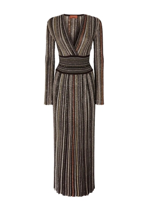 Missoni stripe embellished dress - Black