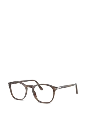 Persol round-frame glasses - Brown