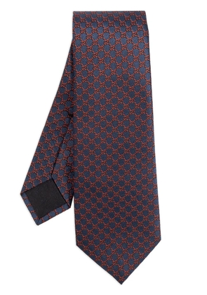 Gucci GG silk tie - Blue