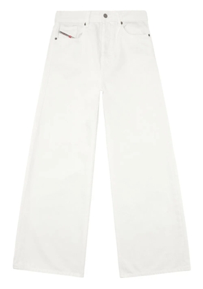 Diesel low-rise wide-leg jeans - White