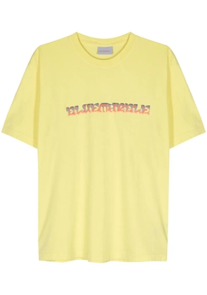 BLUEMARBLE UOLucky logo-print T-shirt - Yellow