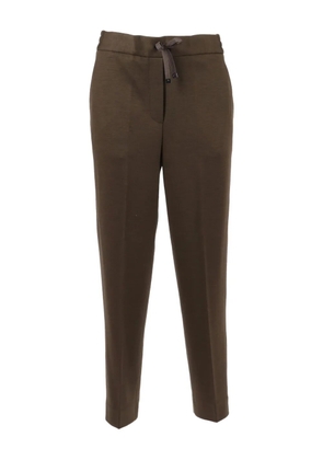 Circolo 1901 Carrot drawstring trousers - Brown