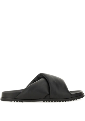Rick Owens padded sandals - Black