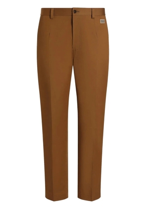 Dolce & Gabbana slim-cut trousers - Brown