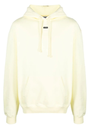 BLUEMARBLE logo-print cotton hoodie - Yellow