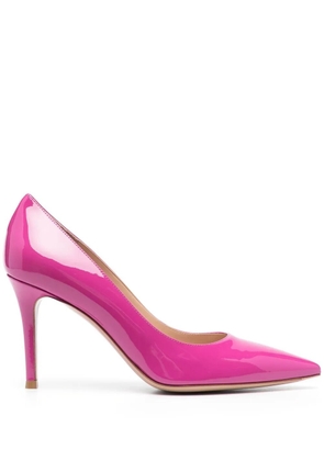 Gianvito Rossi Gianvito 85mm patent pumps - Pink