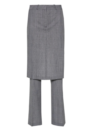 Coperni layered-design trousers - Black