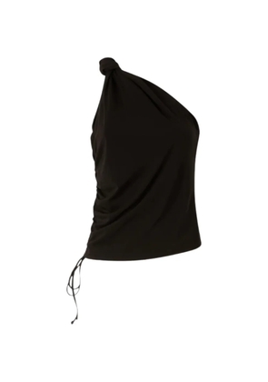 PINKO knot one-shoulder top - Brown