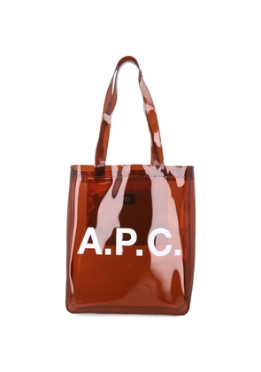 A.P.C. Lou slip pocket tote bag - Brown