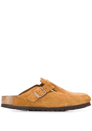 Birkenstock Boston suede mules - Neutrals
