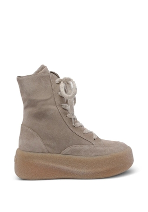 Vic Matie round-toe lace-up boots - Neutrals