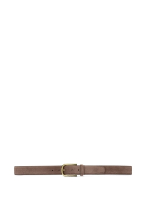 Officine Creative leather buckle belt - Brown