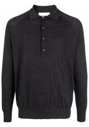 Nanushka wool long-sleeve polo shirt - Grey