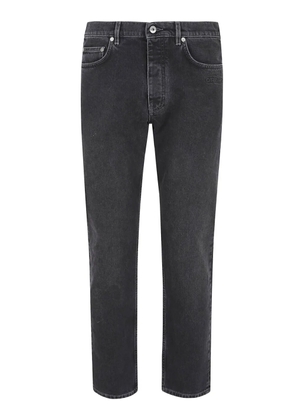 Off-White logo-detail jeans - Black