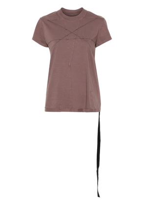 Rick Owens DRKSHDW tonal-stitching cotton T-shirt - Purple
