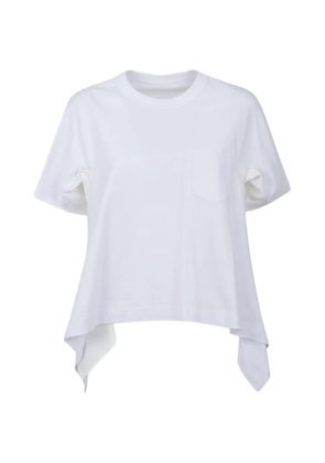 sacai panelled short-sleeve T-shirt - White