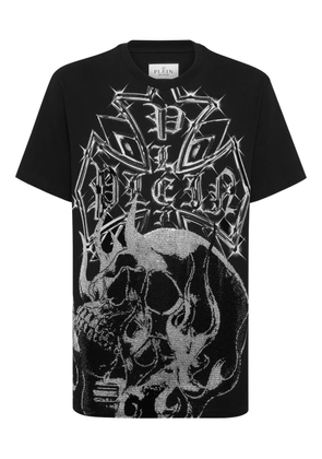 Philipp Plein graphic-skull T-shirt - Black