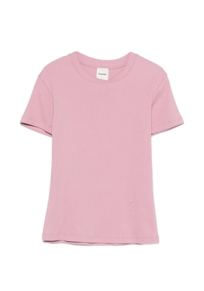Nanushka slim fit cropped T-shirt - Pink