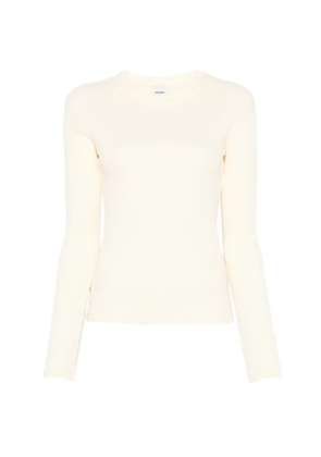 Nanushka slim-fit long-sleeve T-shirt - Yellow