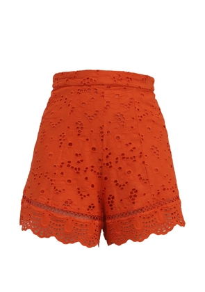 ZIMMERMANN high-waisted shorts - Orange