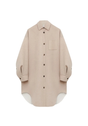 LOEWE button pocket coat - Neutrals
