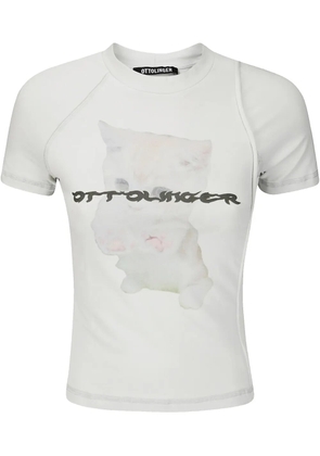 Ottolinger logo-print T-shirt - White