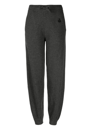 MARANT ÉTOILE Kira drawstring-waist knitted trousers - Grey