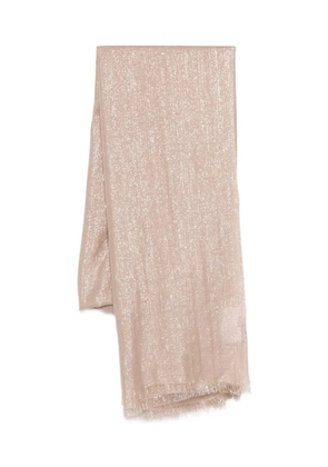 Brunello Cucinelli fringed scarf - Neutrals