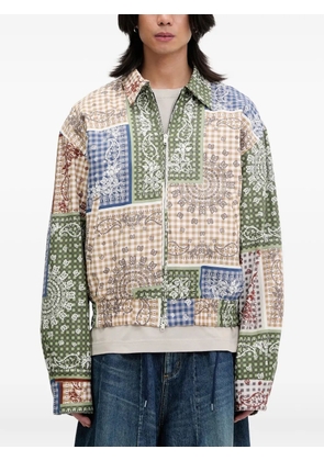 RHUDE patchwork jacket - Neutrals