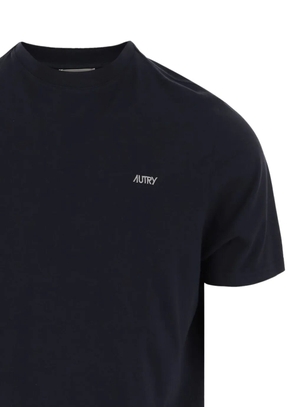 Autry logo-detail cotton T-shirt - Blue