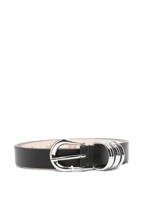 Déhanche Hollyhock rivets belt - Black