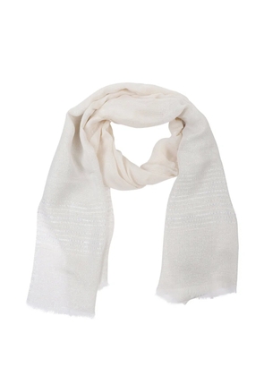 Peserico fringed-edge scarf - Neutrals