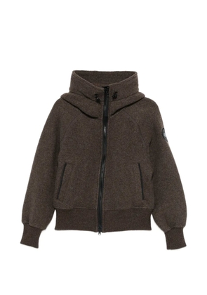 Canada Goose Chilliwack logo-patch bomber jacket - Brown