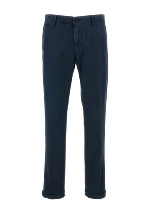 Incotex cuffed cotton trousers - Blue