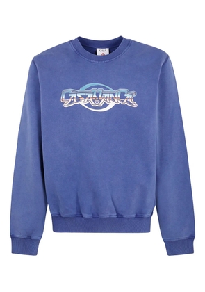 Casablanca logo-print sweatshirt - Blue