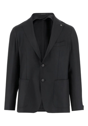 Tagliatore three-button patch-pocket blazer - Black