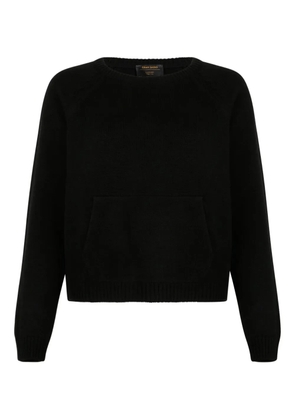Gran Sasso kangaroo-pocket sweater - Black