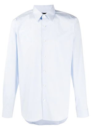 Theory Sylvain stretch cotton shirt - Blue