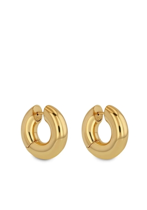 ANINE BING 14kt yellow gold small Bold Link hoop earrings
