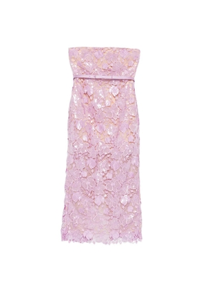 Retrofete Rowena lace midi dress - Purple