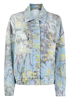 Stella McCartney Rewild Flora denim jacket - Blue