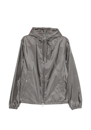 Moncler logo-patch jacket - Grey