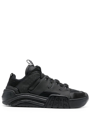 GCDS low-top lace-up sneakers - Black