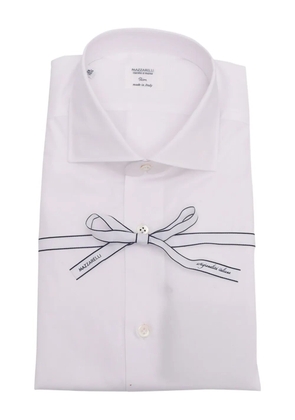 Mazzarelli long-sleeves cotton shirt - White