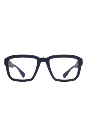 Mykita Alcor square-frame clear-lens glasses - Black