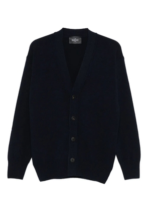 Gran Sasso buttoned wool cardigan - Blue