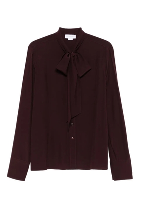 Stella McCartney bow-tie silk shirt - Red