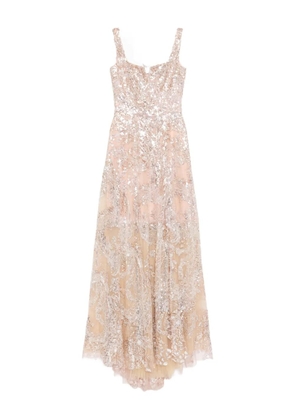 Saiid Kobeisy embroidered gown - Pink