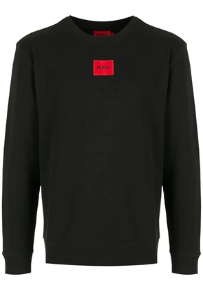 HUGO Diragol logo-patch sweatshirt - Black