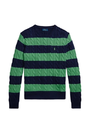 Polo Ralph Lauren striped cable-knit sweater - Blue
